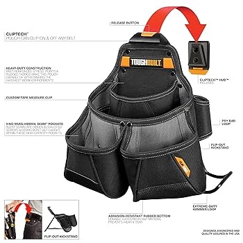 Amazon | ToughBuilt ClipTech フレーマーポーチ TB-CT-02 | 腰